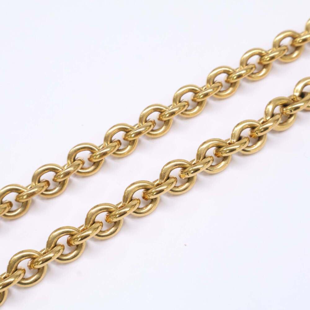 CHANEL Gold Logo Necklace - Picture 5 of 9